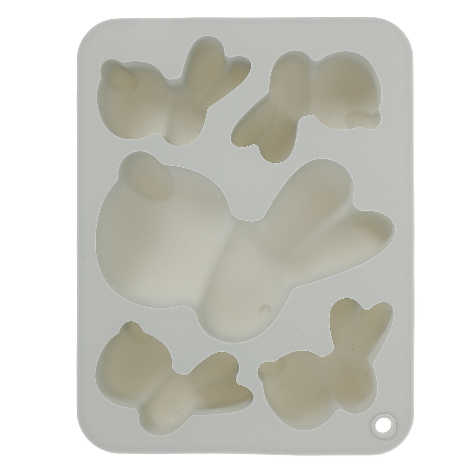 Bunny Cake Mold - 1 個高品質食品グレードのシリコーンバニー形状ケーキ型家庭用ベーカリーレストランホテルベーキングトレイ DIY デザート成形用