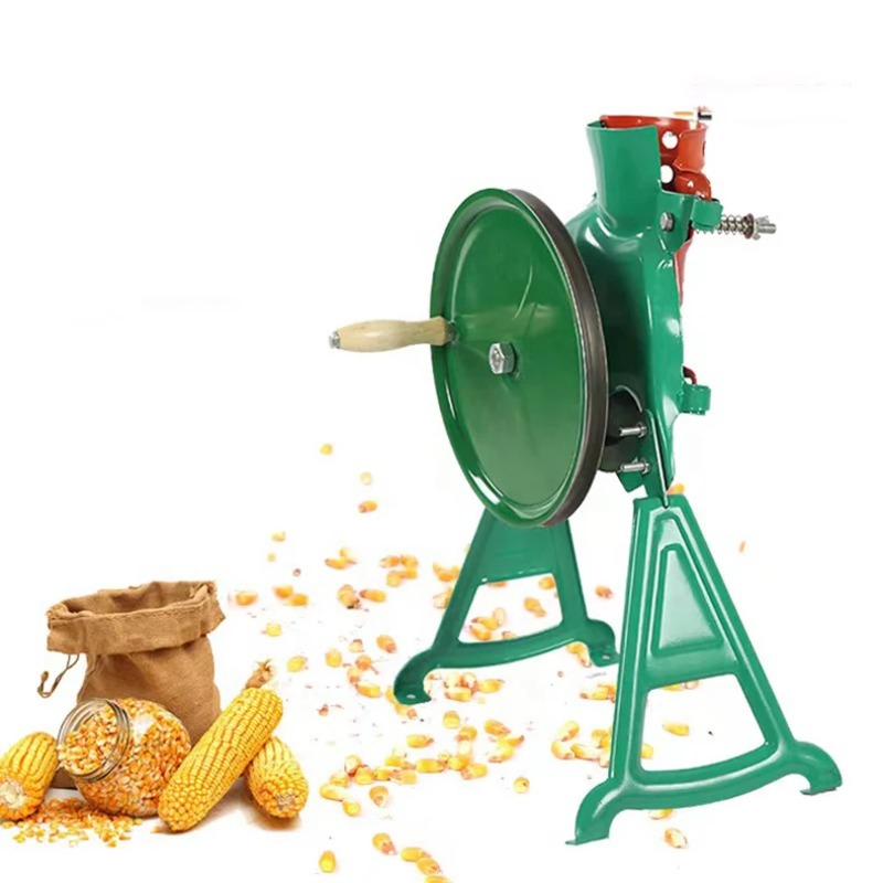 Cast Iron Corn - 手動式トウモロコシ脱穀機 鋳鉄製 農場用手動式トウモロコシ脱穀機 スチール製半自動手回しミニ手動式トウモロコシ/トウモロコシ脱穀機