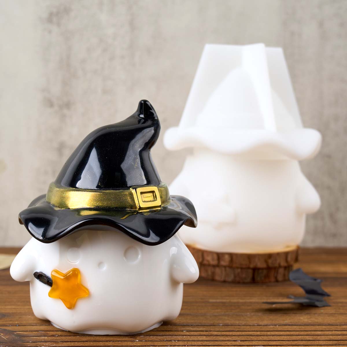帽子ゴーストキャンドルジャーシリコーン型 DIY ハロウィン - Potsticker Mold のレビューと価格
