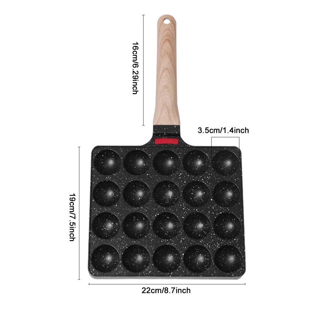 たこ焼き器 20個型 たこ焼きメーカー スキレット アルミ合 - Takoyaki Grill Plate のレビューと価格