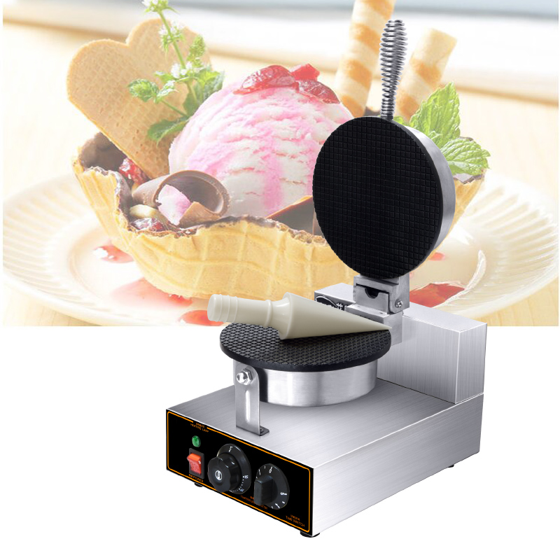 新型クリスピーエッグロールマシン 手動エッグロールウエハース - Waffle Cone Maker のレビューと価格