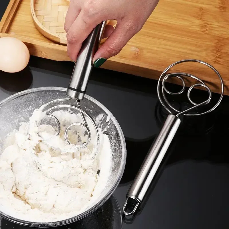 デンマーク風生地パン用泡立て器 ステンレス鋼ハンドル キッチ - Danish Pancake Pan のレビューと価格
