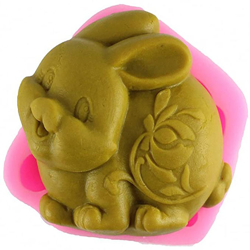 ウサギシリコンソープモールド イースターバニーモールド フォ - Bunny Cake Mold のレビューと価格