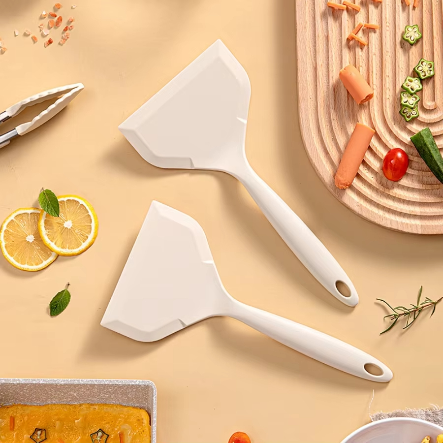 1pc シリコーン耐熱スパチュラ家庭用食品グレードノンスティ - Mini Pancake Griddle のレビューと価格