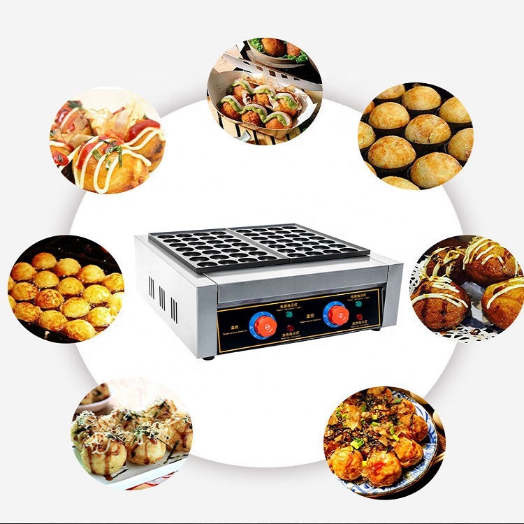 電気魚団子焼き器、二プレートコンロ、たこ焼き器 - Takoyaki Grill Plate のレビューと価格