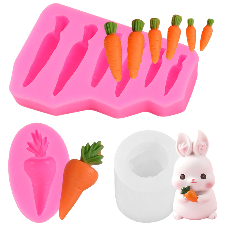 かわいいウサギの形をしたシリコンケーキ型,人魚の形をしたケー - Bunny Cake Mold のレビューと価格