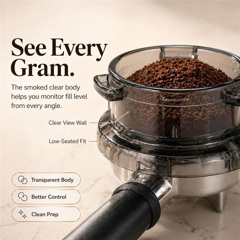 B15C ドージングファンネル 54mm ツイストロック ポ - Breville Espresso Barista Touch のレビューと価格