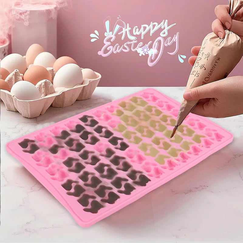 100グリッドシリコン製うさぎ型グミモールド、ミニうさぎ型チ - Bunny Cake Mold のレビューと価格